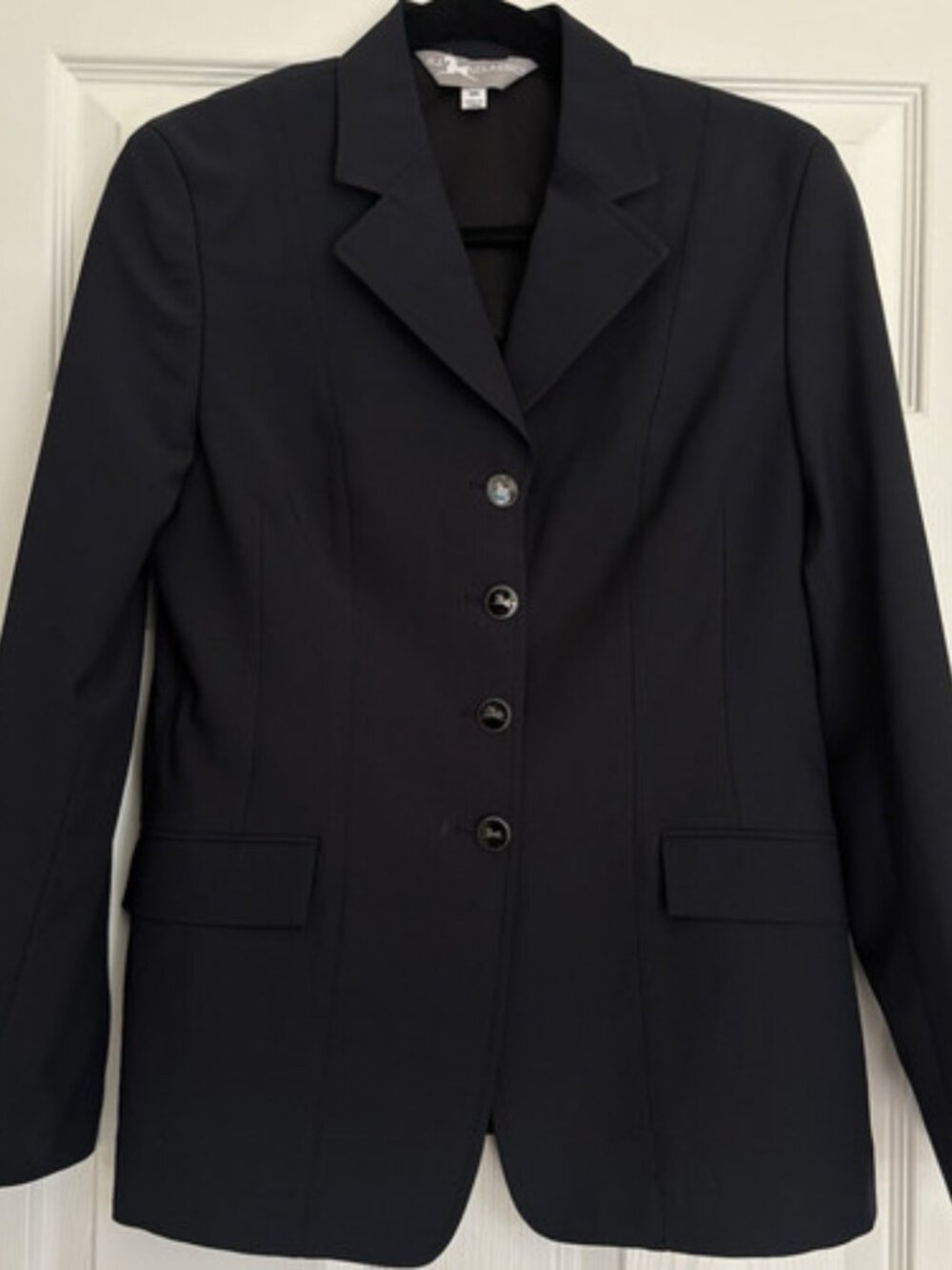 R.J. Classics Grey Women's Navy English Riding Show Coat Size 8R